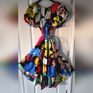 Christopher John Rogers For Target High Low Flowy Floral Dress NWT Size Small